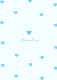 pattern heart (lightblue)