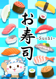 Assortment of sushi