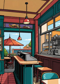 Cozy Coffee shop B6140F