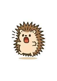 Cute Surprised Hedgehog-10