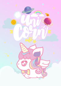 Unicorn Cute Galaxy Lavender