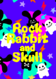 ロックなウサギとドクロちゃん レトロ三角