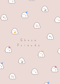 Ghost Friend Pattern(line)/pinkgrayLB
