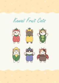 Kawaii Fruit Cats