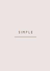 SIMPLE TEXT 001  #pink beige #Ver.A