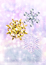 Snowjewelry that quickly forms happiness