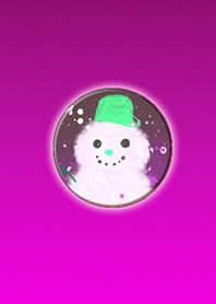 Let's make a snowman Pink@Winter Feature