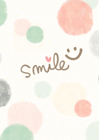 Adult watercolor Polka dot - smile11-