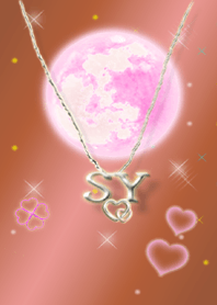 initial S&Y(Pink gold)