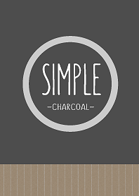 SIMPLE -Black Charcoal-