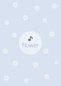 flower.Musical note.blue.