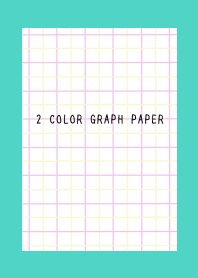 2 COLOR GRAPH PAPERj-PINK&YEL-EMERALD
