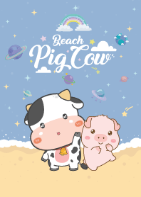 Pig&Cow The Beach Sea