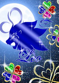 Zodiac signs Leo -Clover Moon-