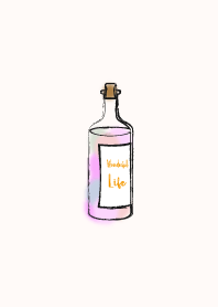 Colorful bottles.