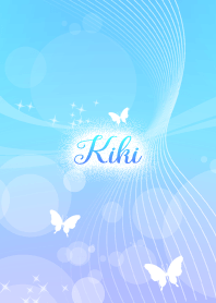 Kiki skyblue butterfly theme