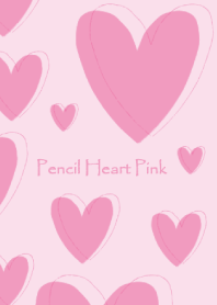 Pencil Heart Pink