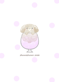 Toy poodle and Soda* -Grape-