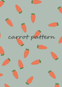 carrot pattern:dustygreen