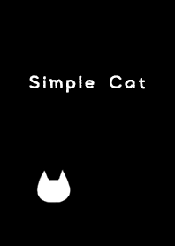 simple cat*black