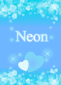 Neon-economic fortune-BlueHeart-name