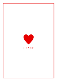 White&Rouge Red / Simple Heart