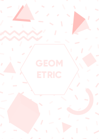 Polka Geometric Your Pink White