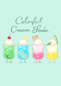 Colorful Cream Soda