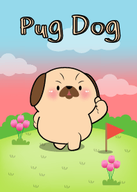 Pug Dog Go To Forest Theme