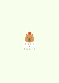 Capybara and his Apple