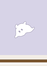 Cute creatures underwater Dull purple.