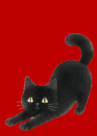 A unique cat09 red & beige