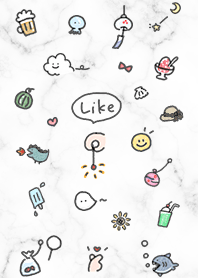 Simple Icon Summer White01_2