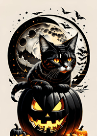halloween cat f9A8C0