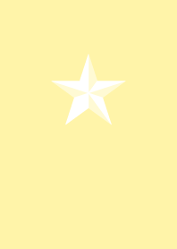 Simple star colorful yellow
