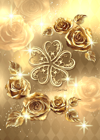 Fortune up Gold Rose & Gold Clover
