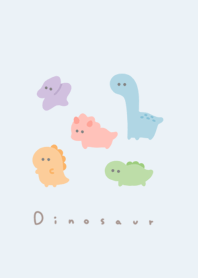 Kawaii Dinosaurs 24(NL)/blue hwite