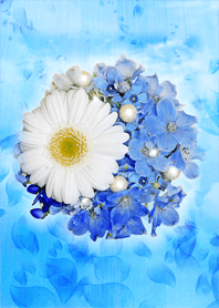 Lucky Blue Flower that raises cleanse
