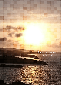 Glittering sunrise