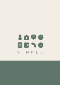 SIMPLE(beige green)V.460b