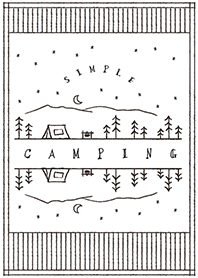 SIMPLE CAMPING -white-