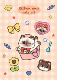 Ribbon and cats v.2