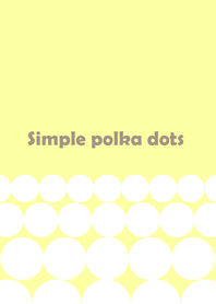 simple polka dots(yellow)