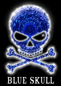 Blue skull