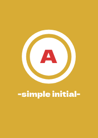 simple initial-A- THEME 1