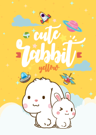 กระต่ายอ้วน กาแล็กซี่ สีเหลือง