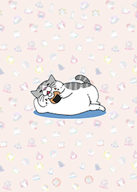 Manmaru Nyanta Cat Theme G