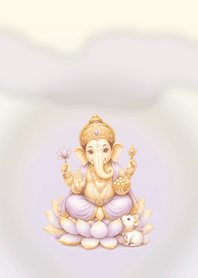 Pastel Lemon Lilac Ganesha