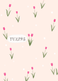 Watercolor Tulips  /Pink