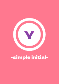 simple initial-Y- THEME 91